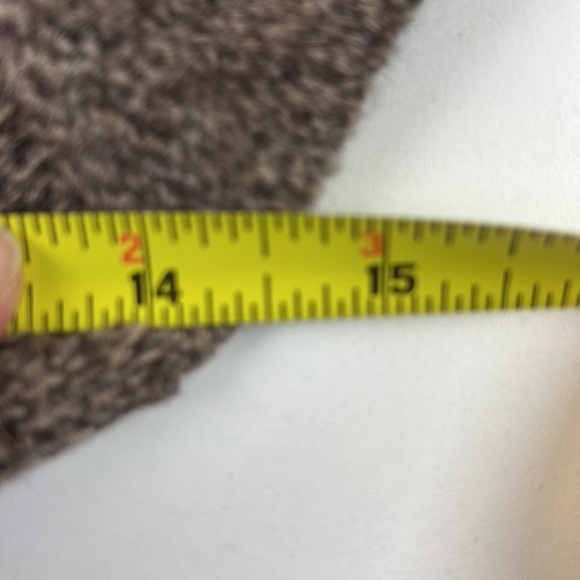 Toad & Co Brown Shawl Lambswool Knit Zip-Up - Picture 11 of 12